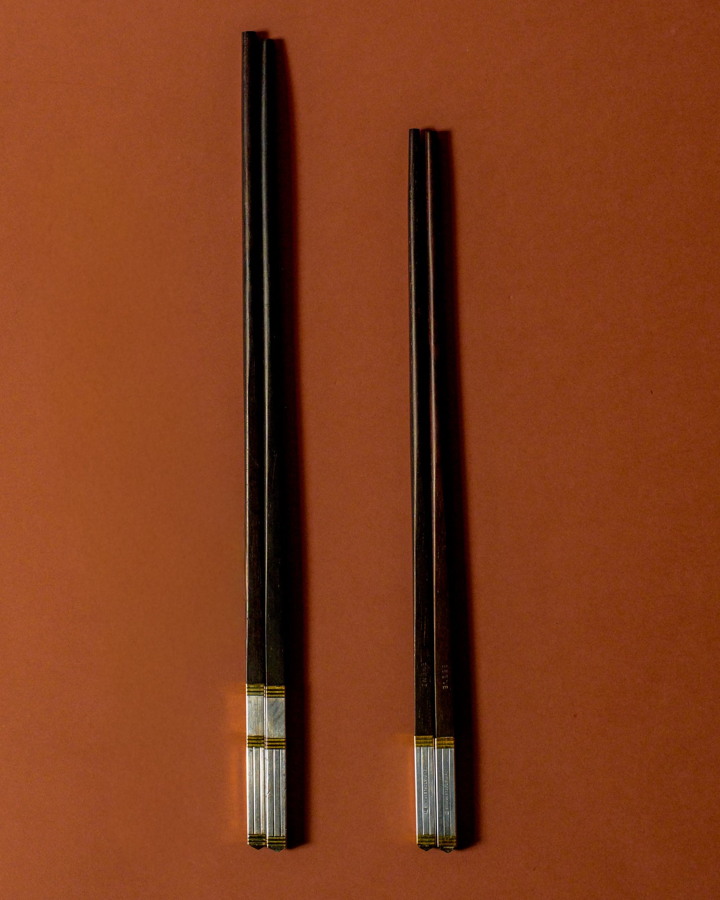 PETITE PAIRE DE BAGUETTES, CHRISTOFLE, 1980s