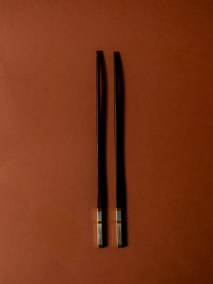 PETITE PAIRE DE BAGUETTES, CHRISTOFLE, 1980s