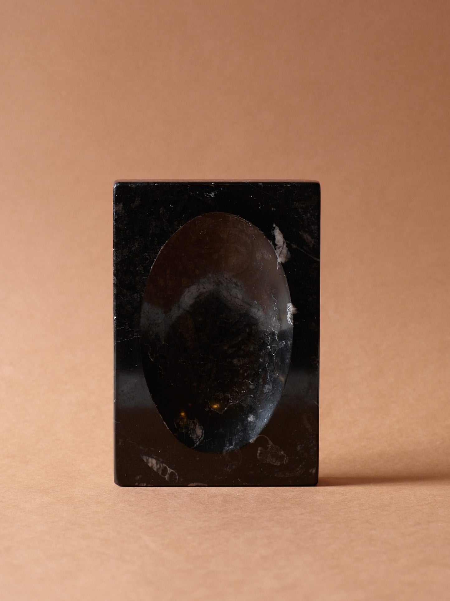 FOSSILIZED MARBLE TRINKET TRAY