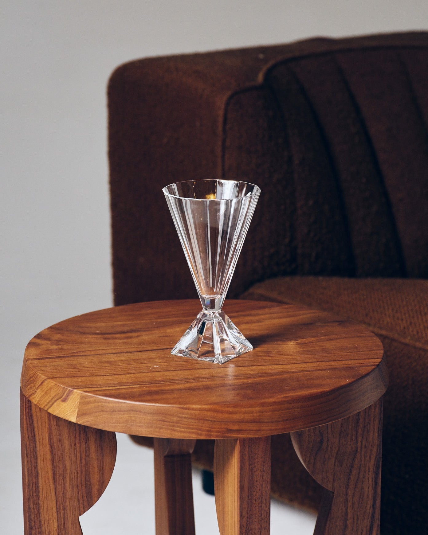 SET OF 4 CIRSTAL COCKTAIL GLASSES, 1980s