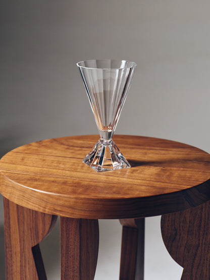 SET OF 4 CIRSTAL COCKTAIL GLASSES, 1980s