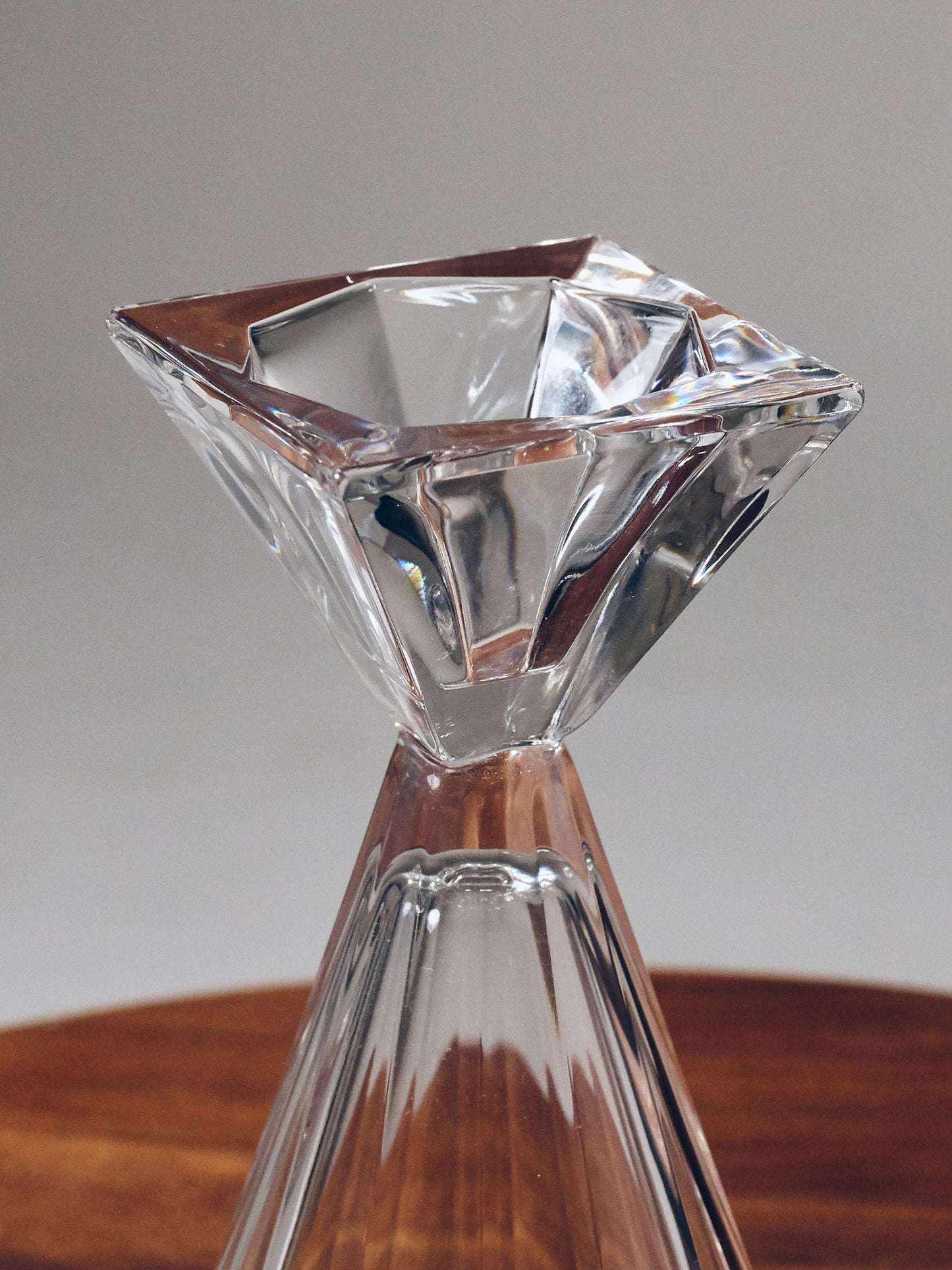 SET OF 4 CIRSTAL COCKTAIL GLASSES, 1980s