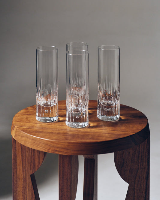 SET OF 4 CRYSTAL GLASSES