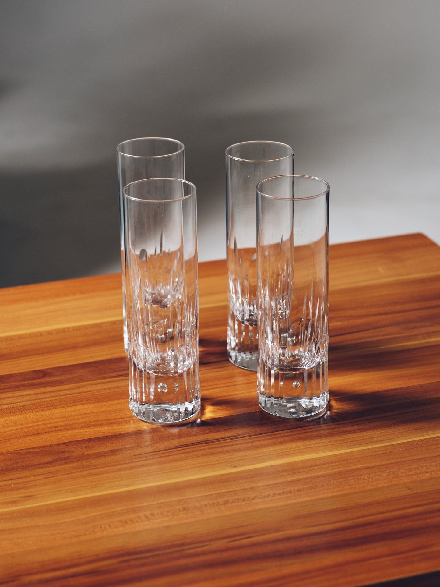 SET OF 4 CRYSTAL GLASSES
