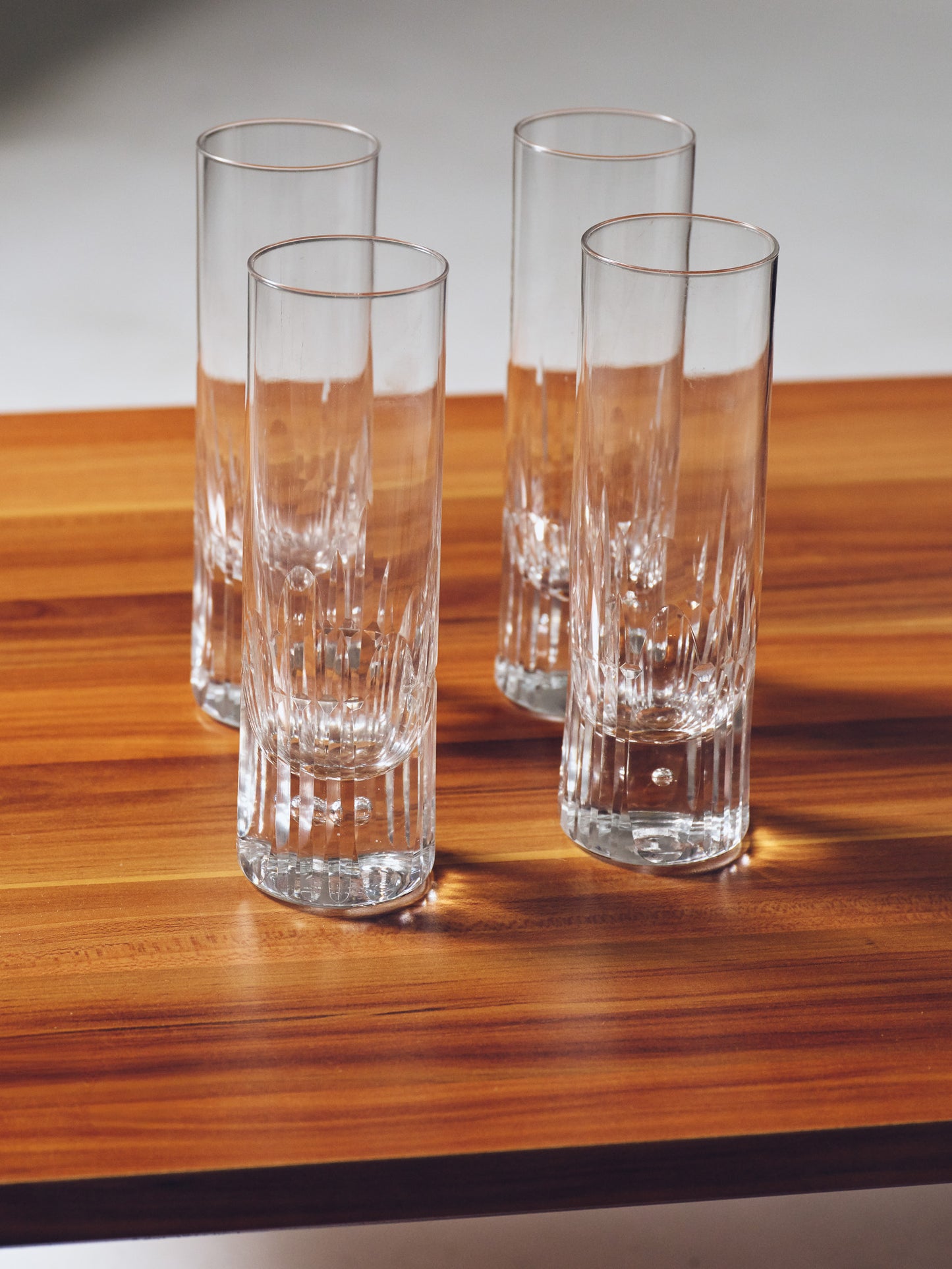 SET OF 4 CRYSTAL GLASSES