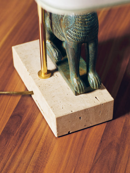 SPHINX TABLE LAMP, THE DOLPHIN, 1970s