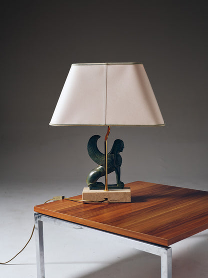 SPHINX TABLE LAMP, THE DOLPHIN, 1970s