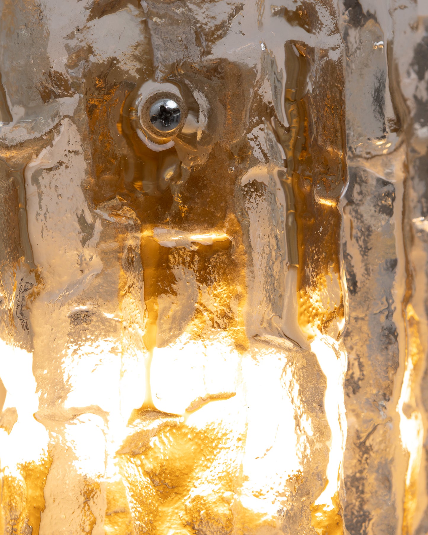 GLASS SCONCE, J.T. KALMAR, 1960s