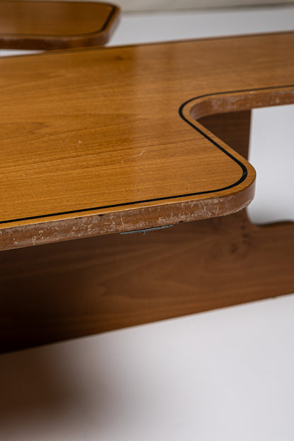 TABLE BASSE MODULABLE EN BOIS, 1980s
