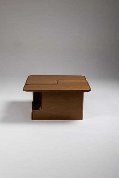 TABLE BASSE MODULABLE EN BOIS, 1980s