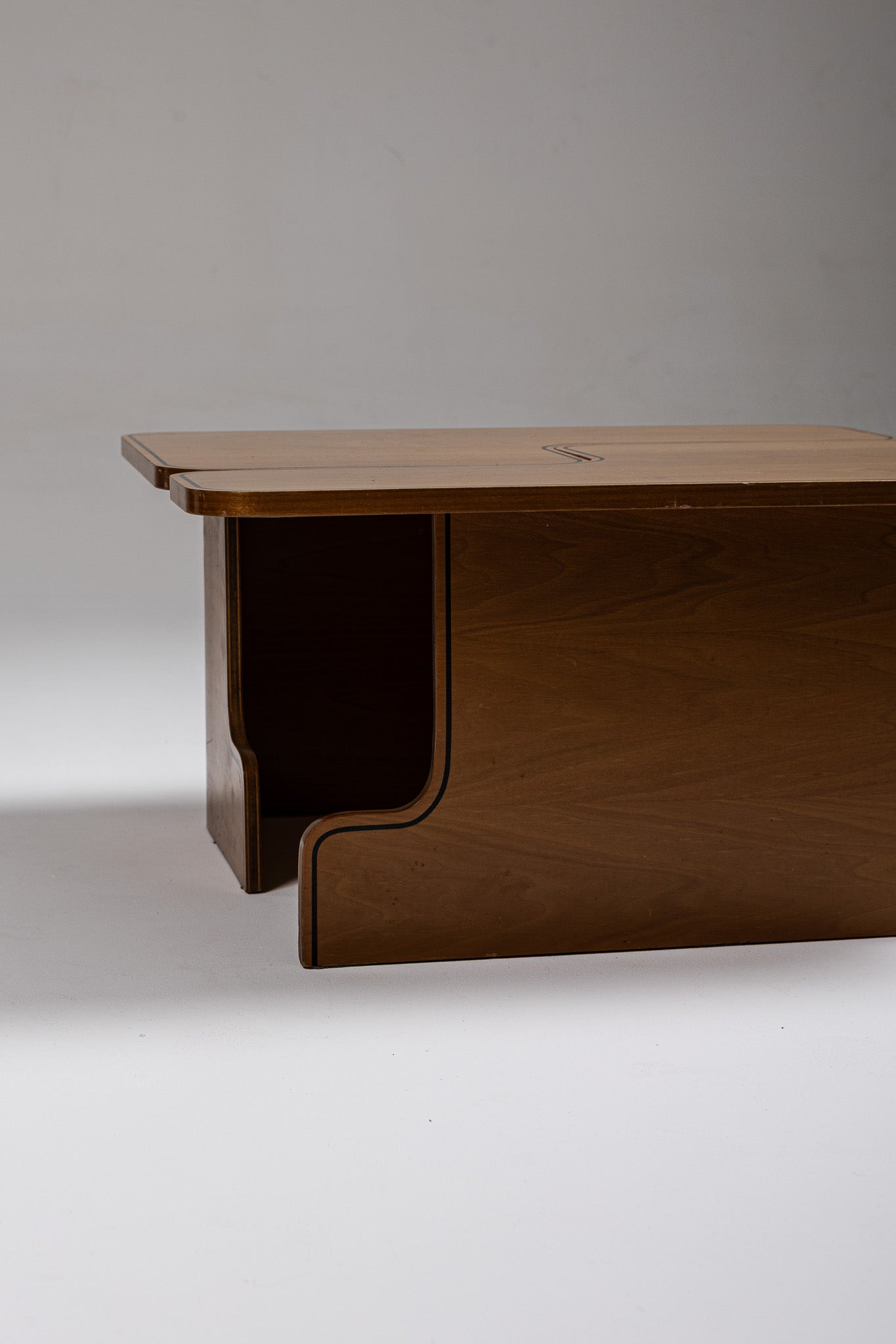TABLE BASSE MODULABLE EN BOIS, 1980s