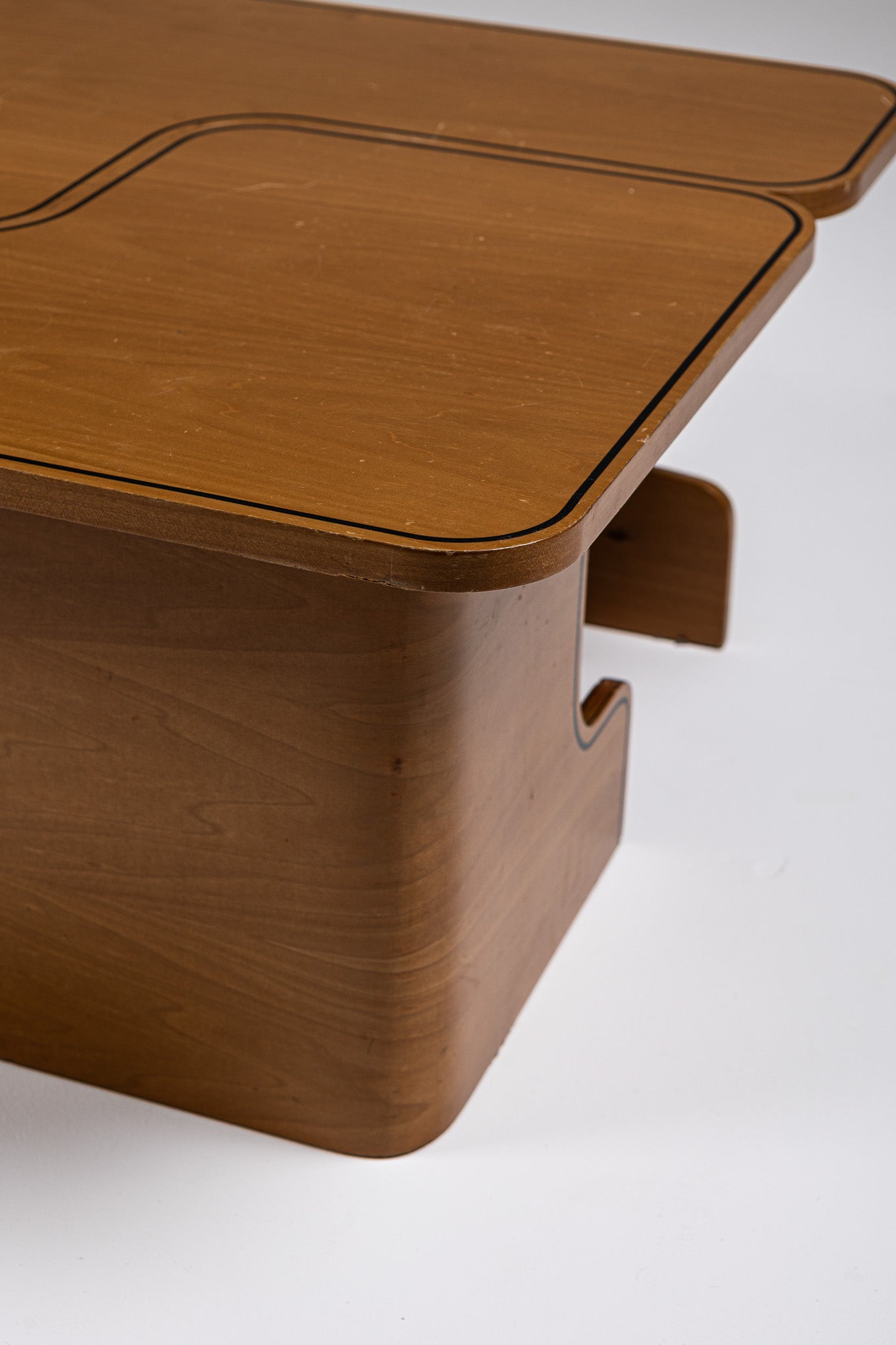 TABLE BASSE MODULABLE EN BOIS, 1980s