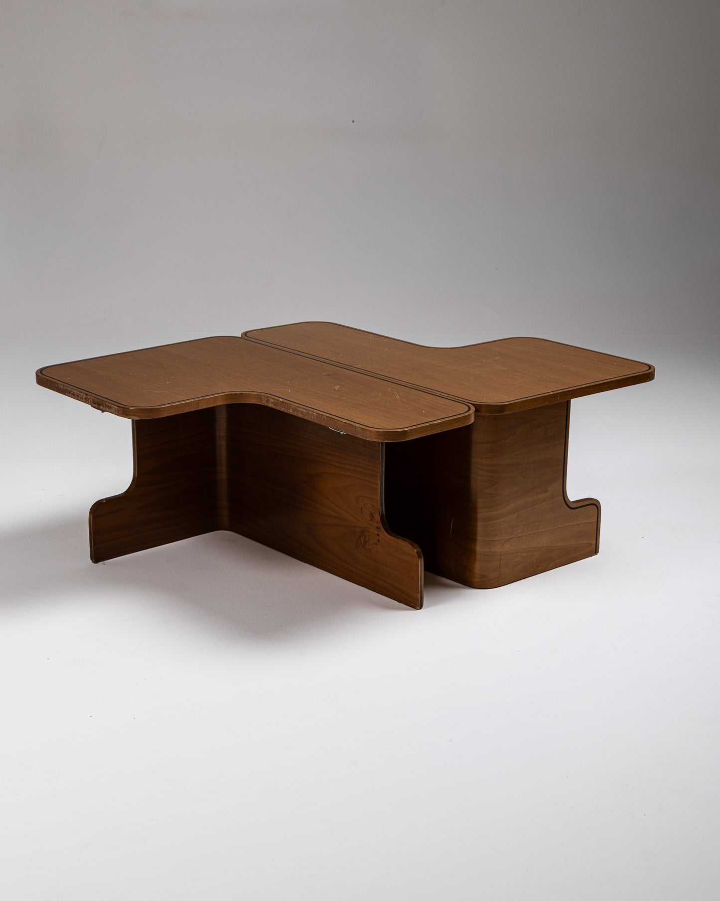 TABLE BASSE MODULABLE EN BOIS, 1980s
