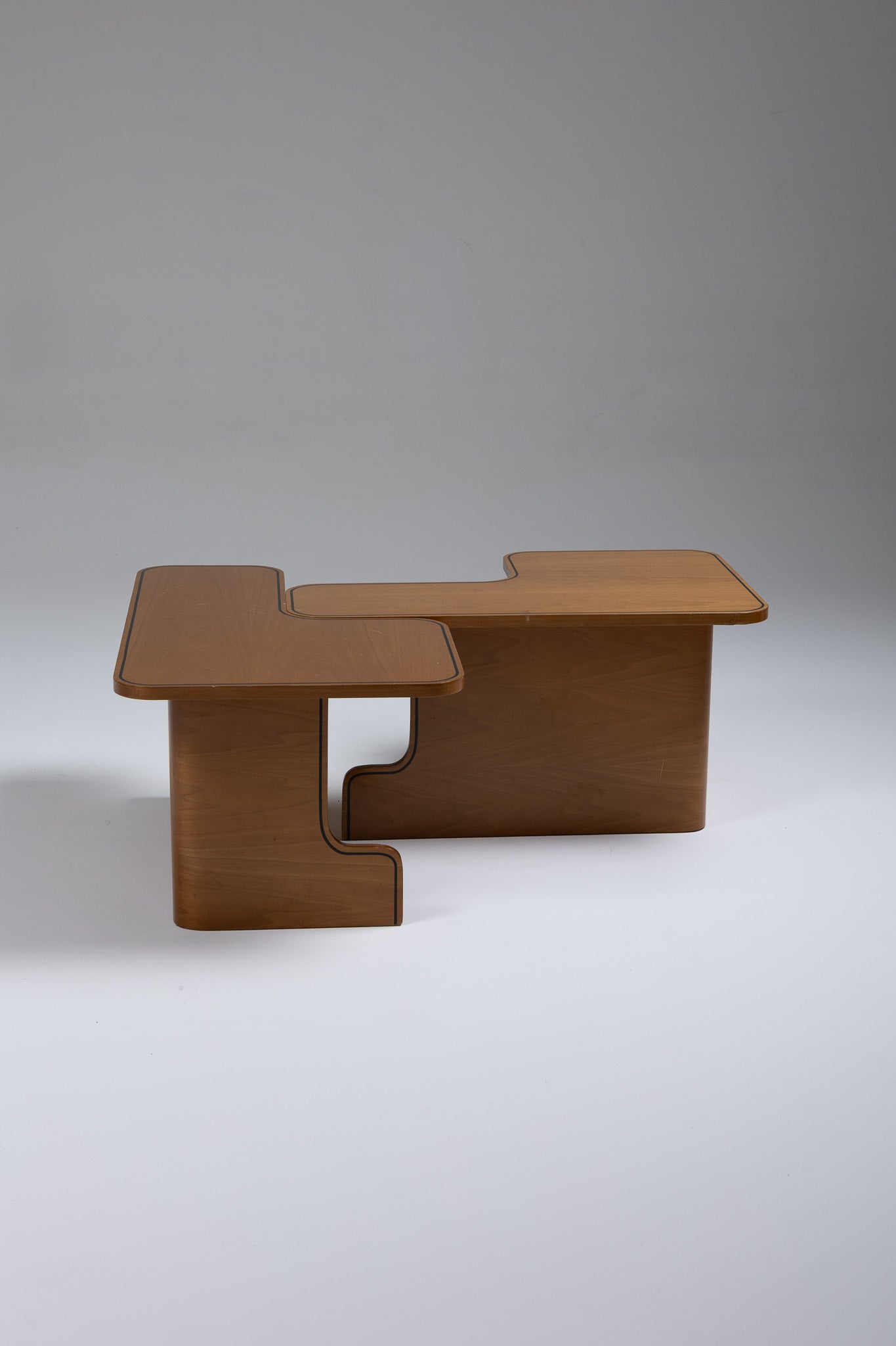 TABLE BASSE MODULABLE EN BOIS, 1980s