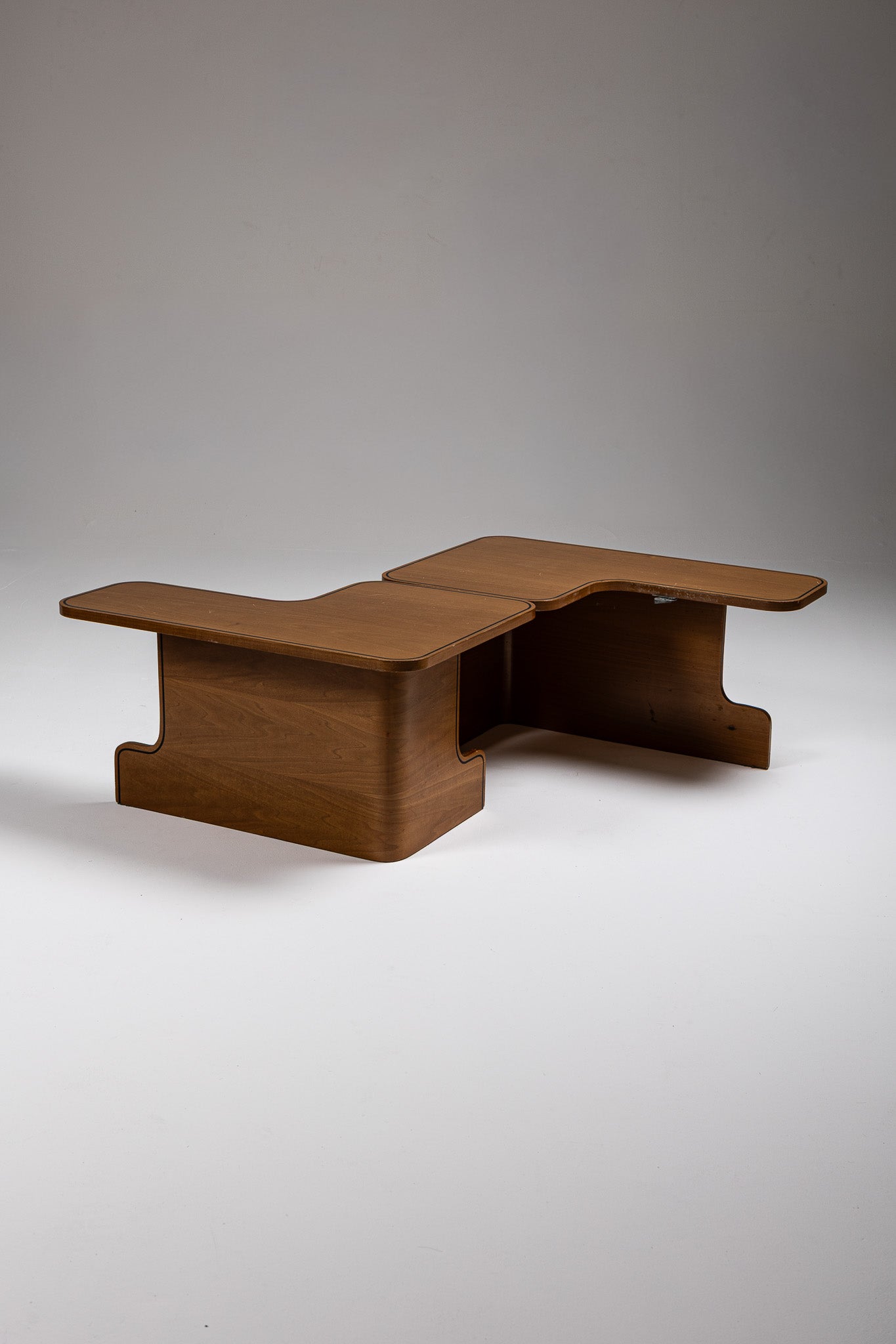 TABLE BASSE MODULABLE EN BOIS, 1980s