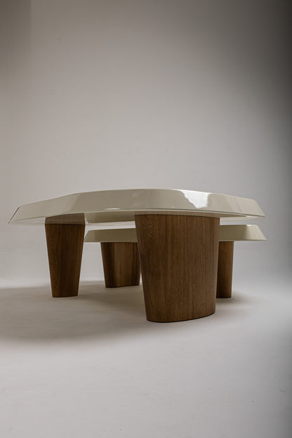 TABLES BASSES DUO, PIERRE AUGUSTIN ROSE