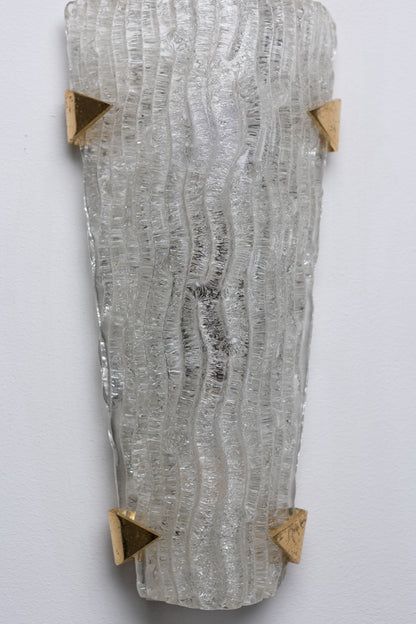APPLIQUE EN VERRE, MAISON ARLUS, 1960s