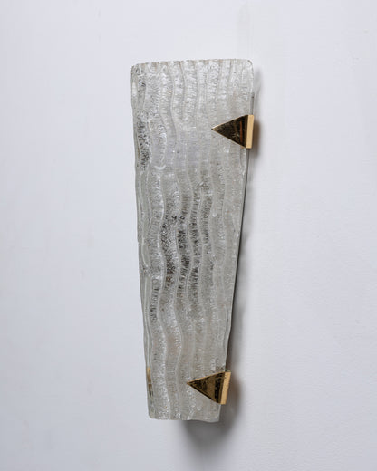 APPLIQUE EN VERRE, MAISON ARLUS, 1960s
