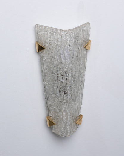 APPLIQUE EN VERRE, MAISON ARLUS, 1960s