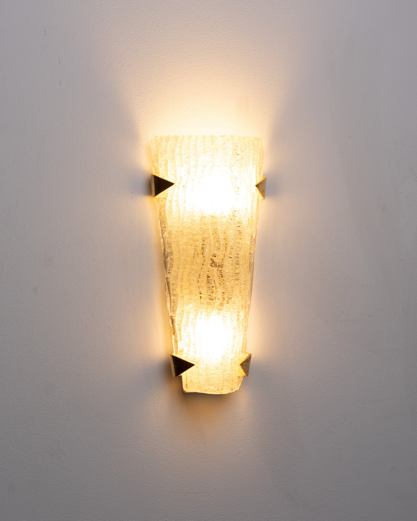 APPLIQUE EN VERRE, MAISON ARLUS, 1960s