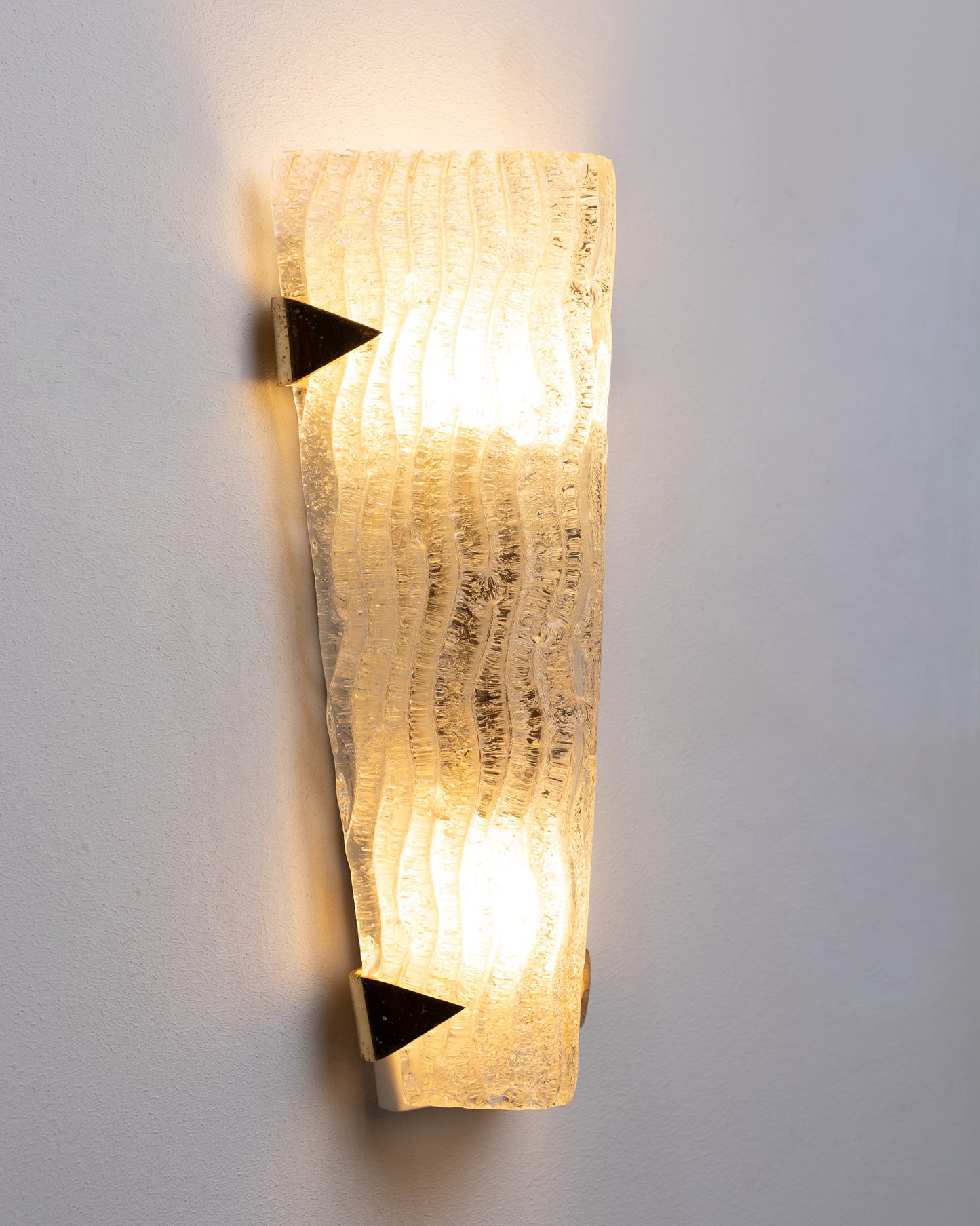 APPLIQUE EN VERRE, MAISON ARLUS, 1960s