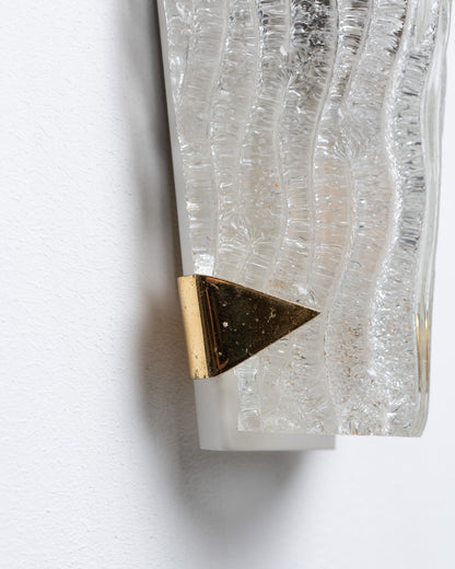 APPLIQUE EN VERRE, MAISON ARLUS, 1960s