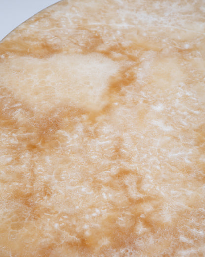 TABLE BASSE MV002 EN CHROME ET ONYX