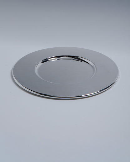 CHRISTOFLE SILVER METAL PRESENTATION PLATE