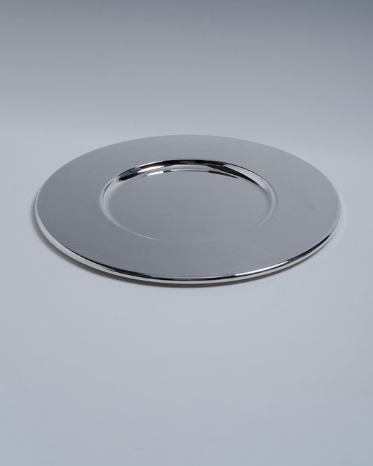 CHRISTOFLE SILVER METAL PRESENTATION PLATE