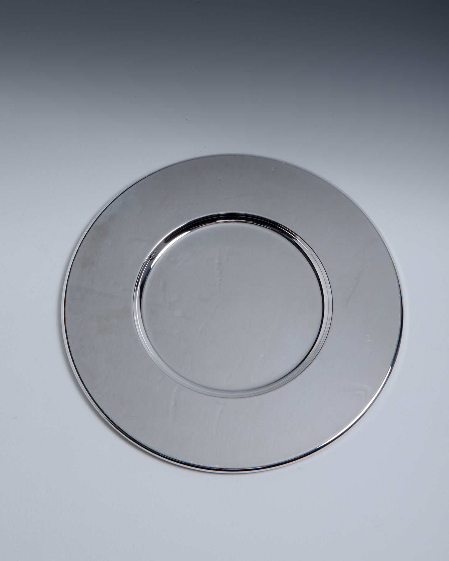 CHRISTOFLE SILVER METAL PRESENTATION PLATE