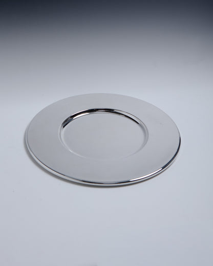 CHRISTOFLE SILVER METAL PRESENTATION PLATE