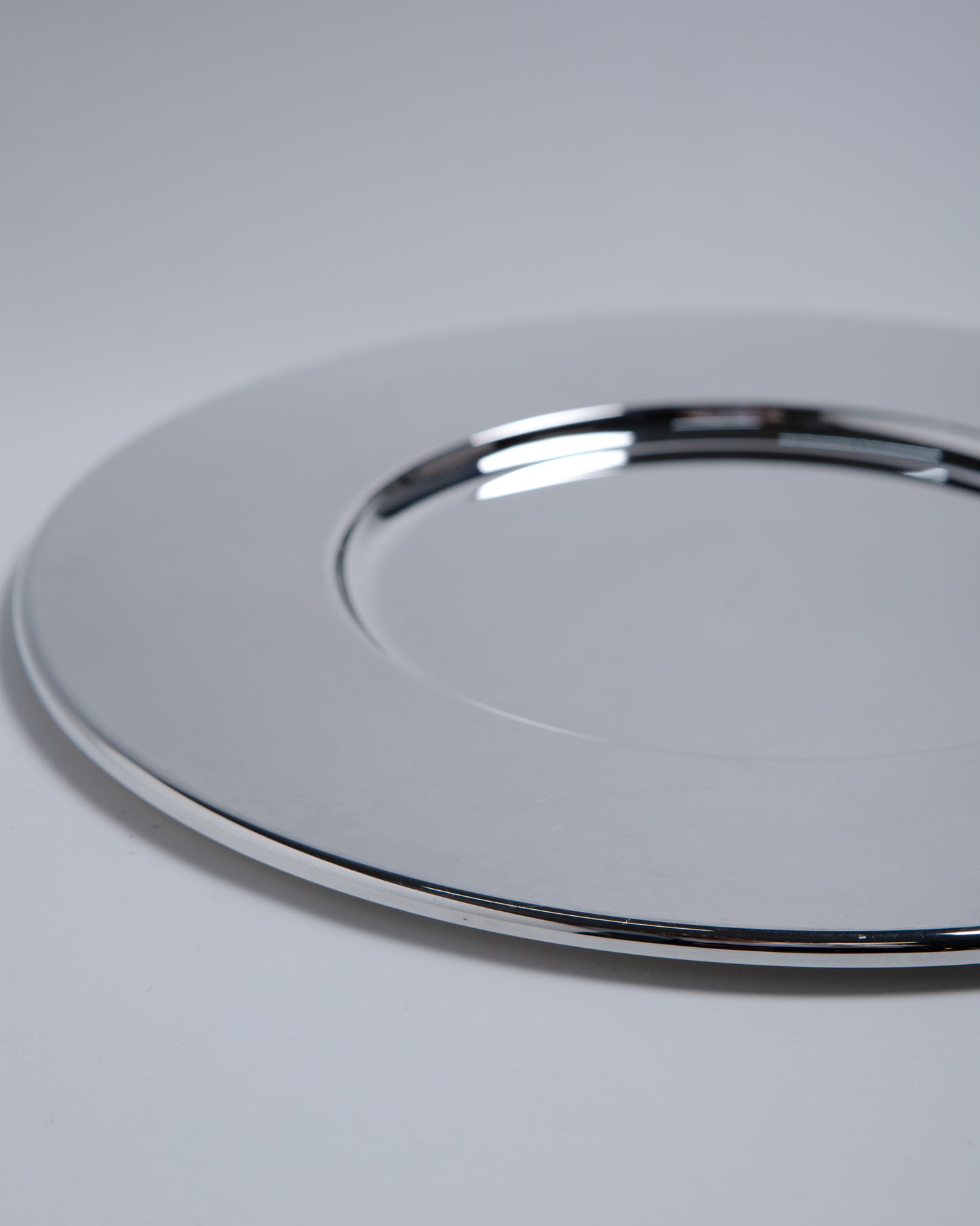 CHRISTOFLE SILVER METAL PRESENTATION PLATE