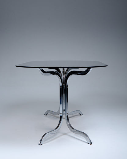 GRANDE TABLE À MANGER OVALE, ROCHE BOBOIS, 1970s