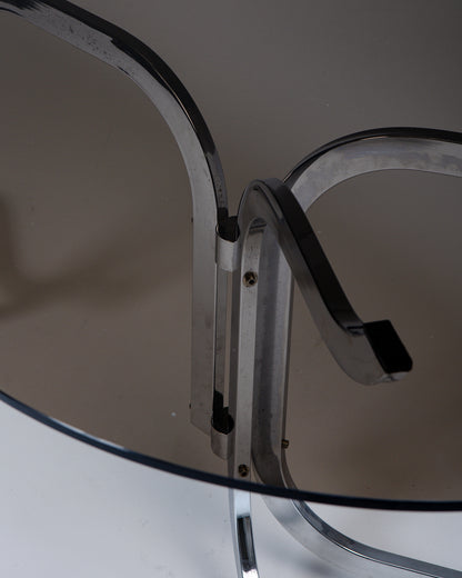 GRANDE TABLE À MANGER OVALE, ROCHE BOBOIS, 1970s