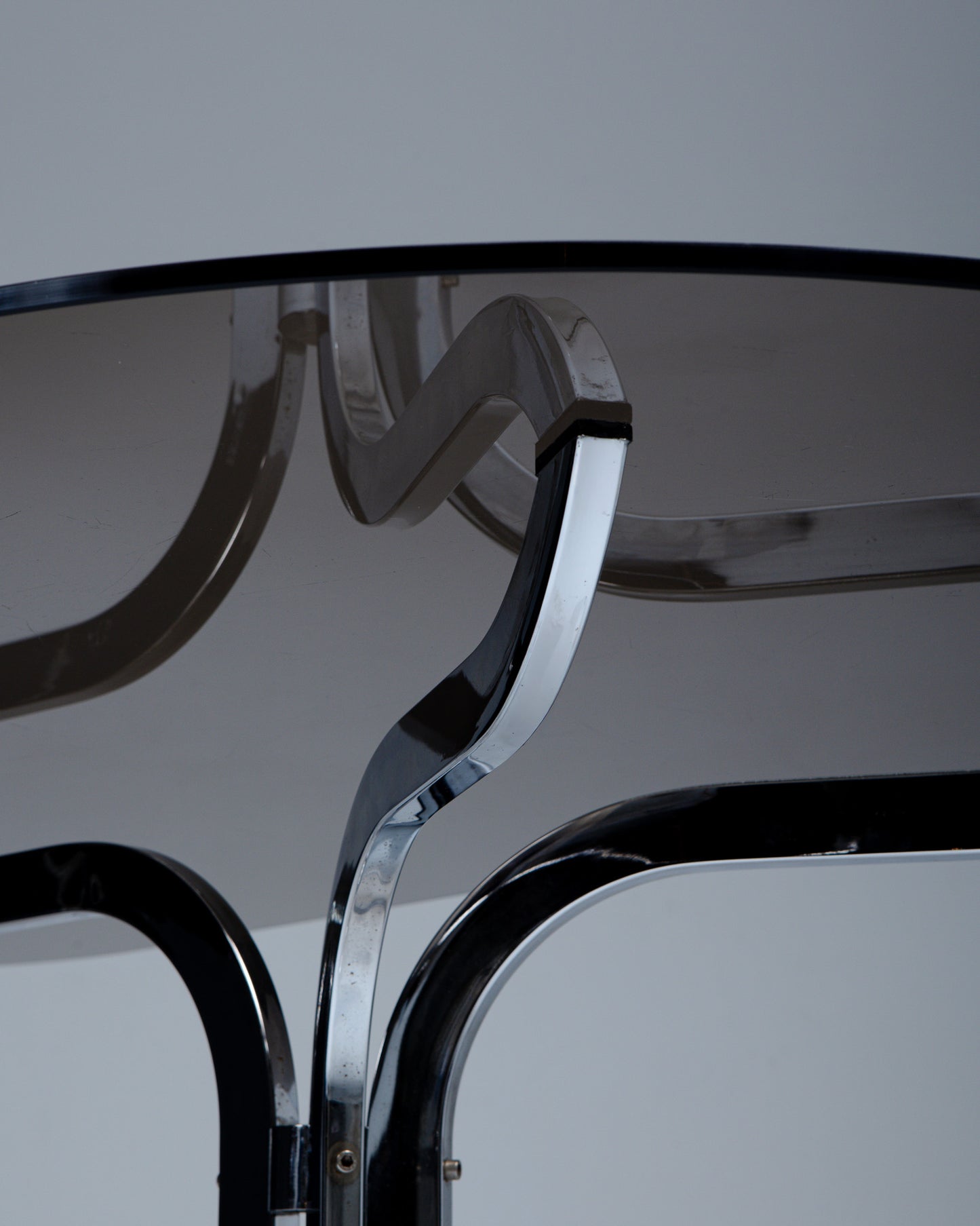 GRANDE TABLE À MANGER OVALE, ROCHE BOBOIS, 1970s