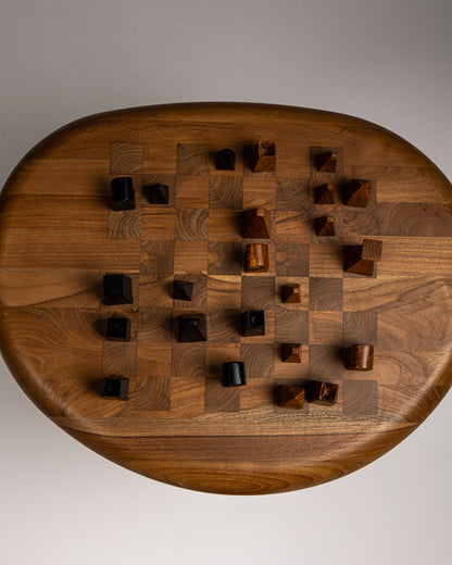 ÉCHIQUIER ALLEGRA EN TECK MASSIF