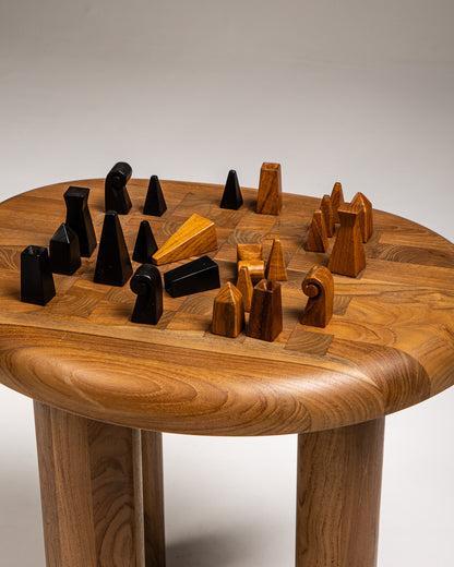 ÉCHIQUIER ALLEGRA EN TECK MASSIF