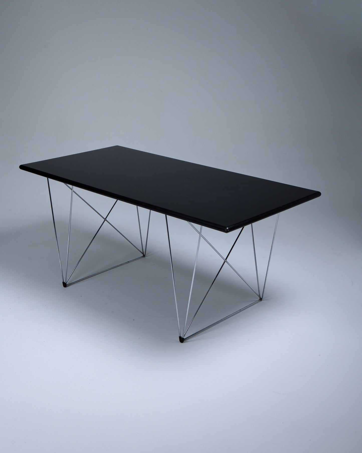 SMALL X-LINE DINING TABLE, NIELS HAUGESEN, 1970s