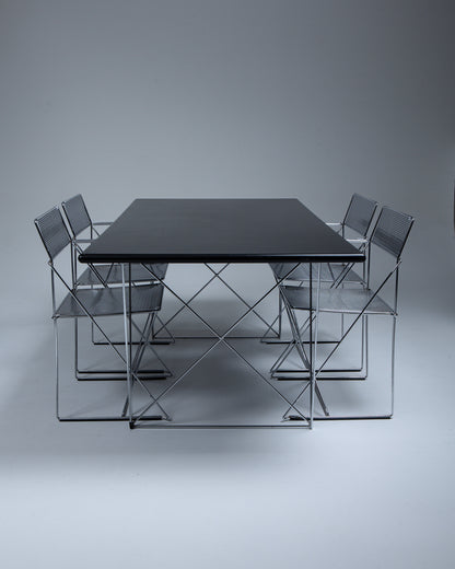 TABLE À MANGER X-LINE, NIELS HAUGESEN, 1970s