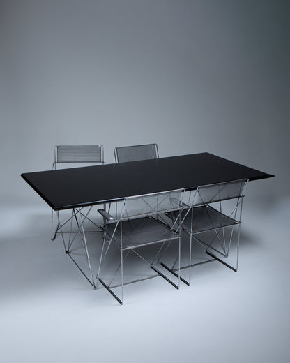 TABLE À MANGER X-LINE, NIELS HAUGESEN, 1970s