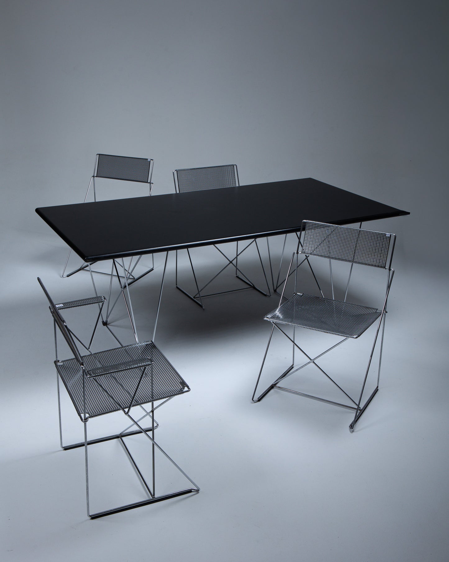 TABLE À MANGER X-LINE, NIELS HAUGESEN, 1970s