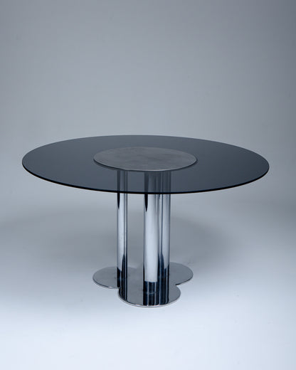 TABLE À MANGER TIFOGLIO, SERGIO ASTI, POLTRONOVA, 1970s