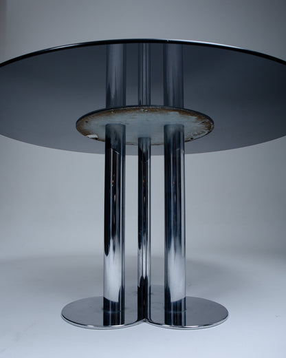 TABLE À MANGER TIFOGLIO, SERGIO ASTI, POLTRONOVA, 1970s