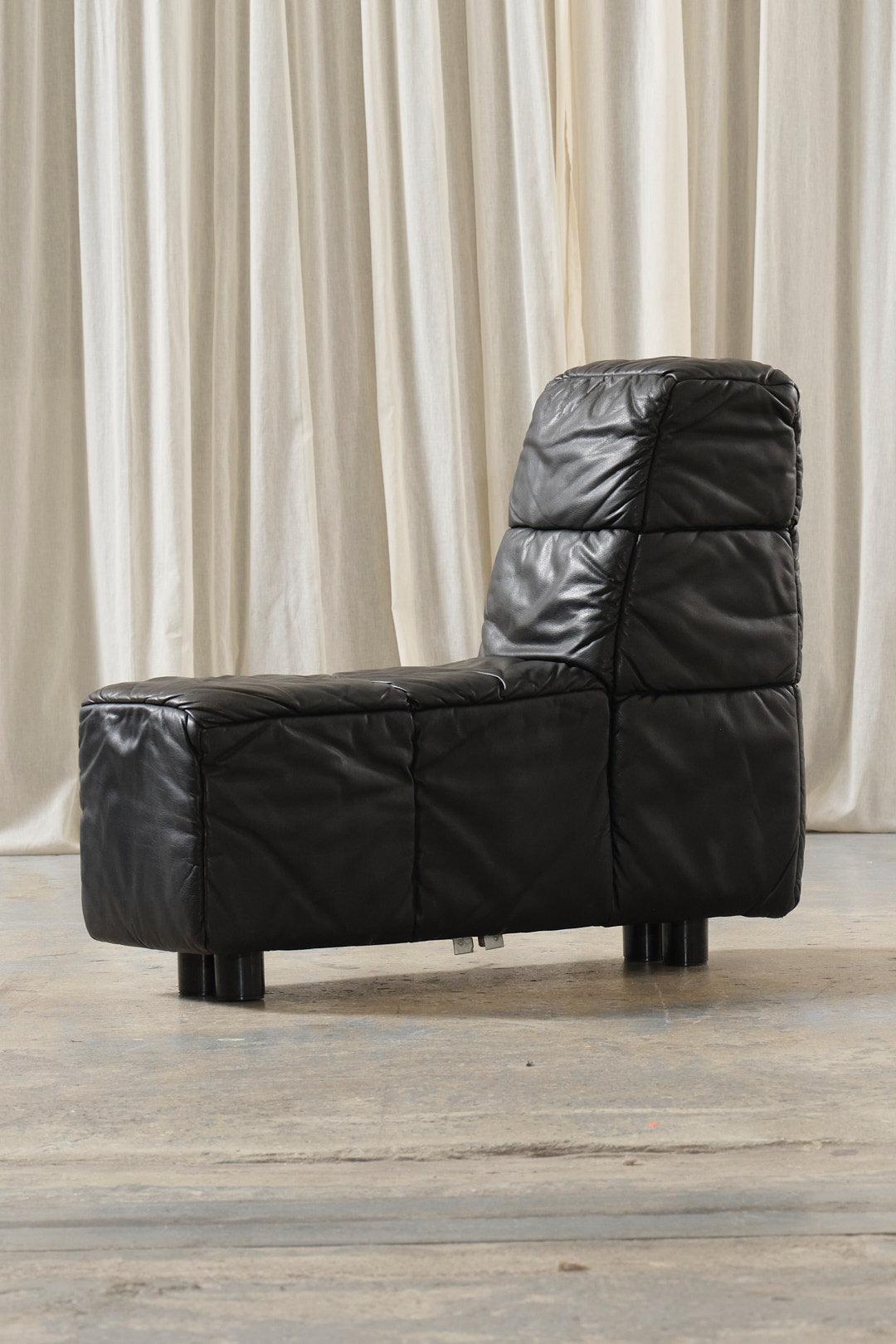 Leather Castell modular sofa, Hans Hopfer, 1980s