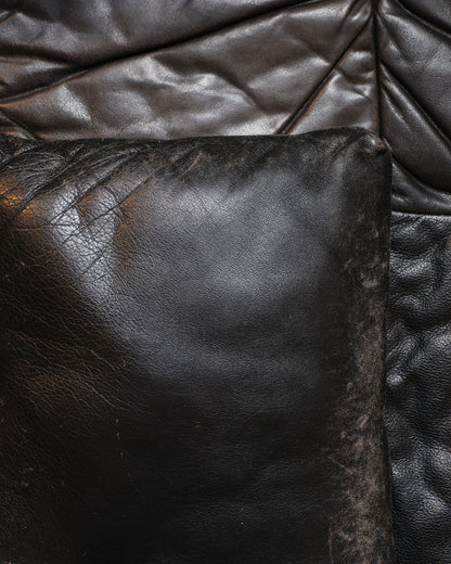 Leather Castell modular sofa, Hans Hopfer, 1980s