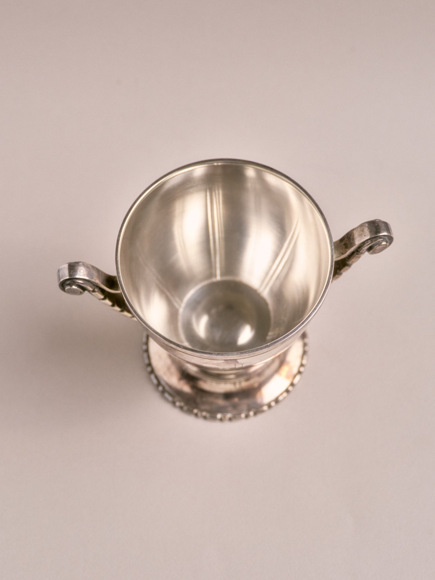 Art Deco silver-plated metal candy dish, 1930s
