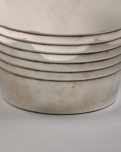 Silver-plated metal champagne bucket, 1960s