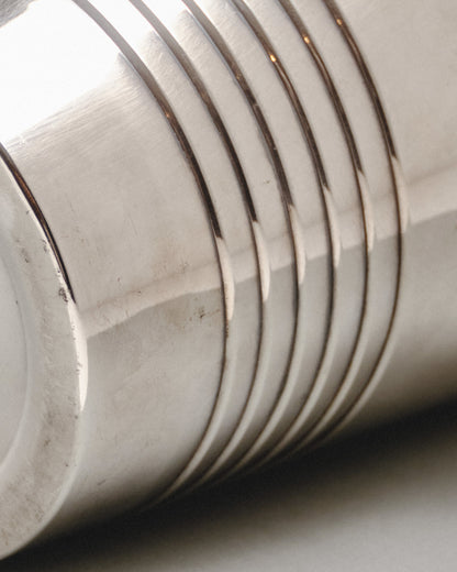 Silver-plated metal champagne bucket, 1960s