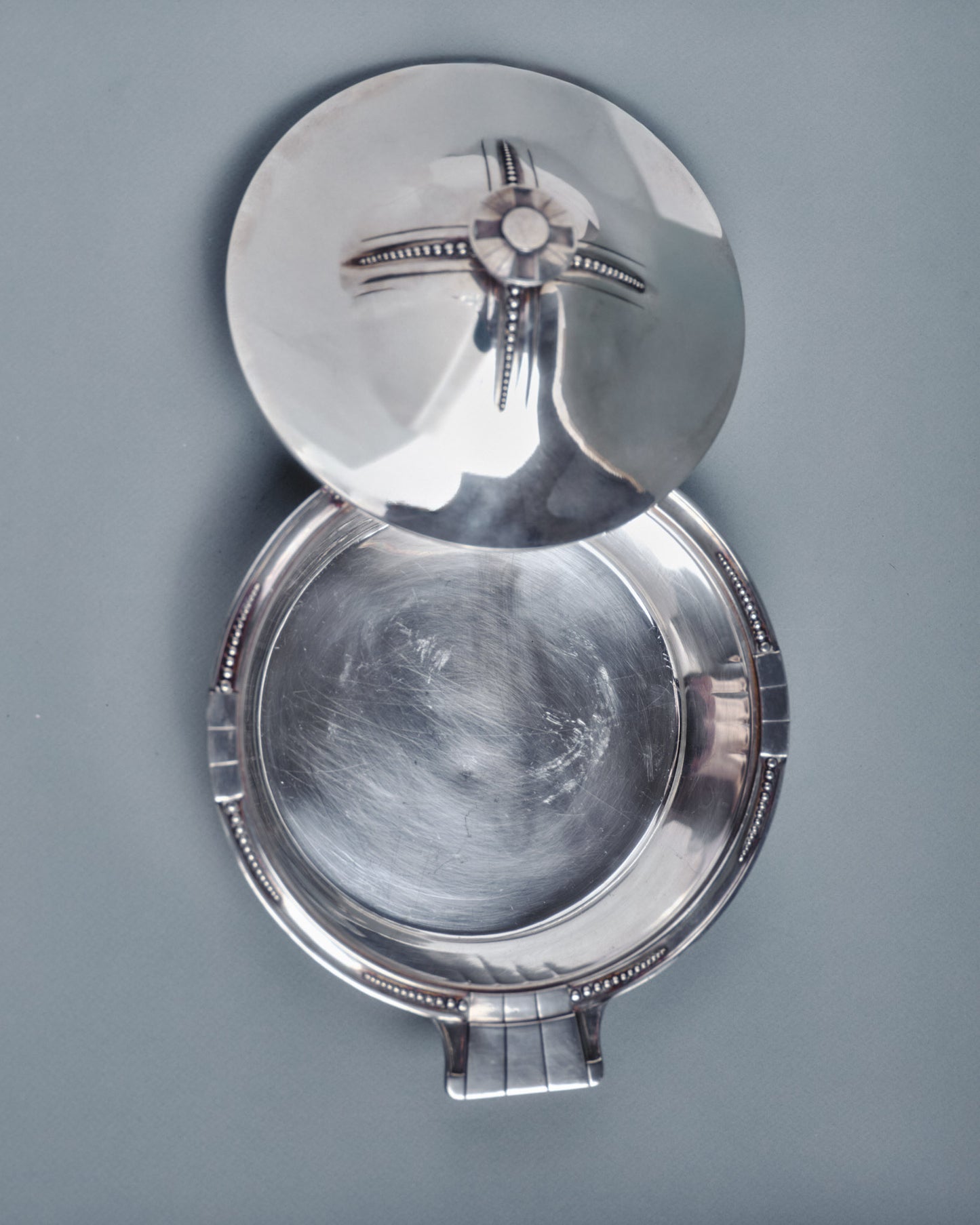 SILVER-PLATED METAL TUREEN, SAMUEL ASKENFELD