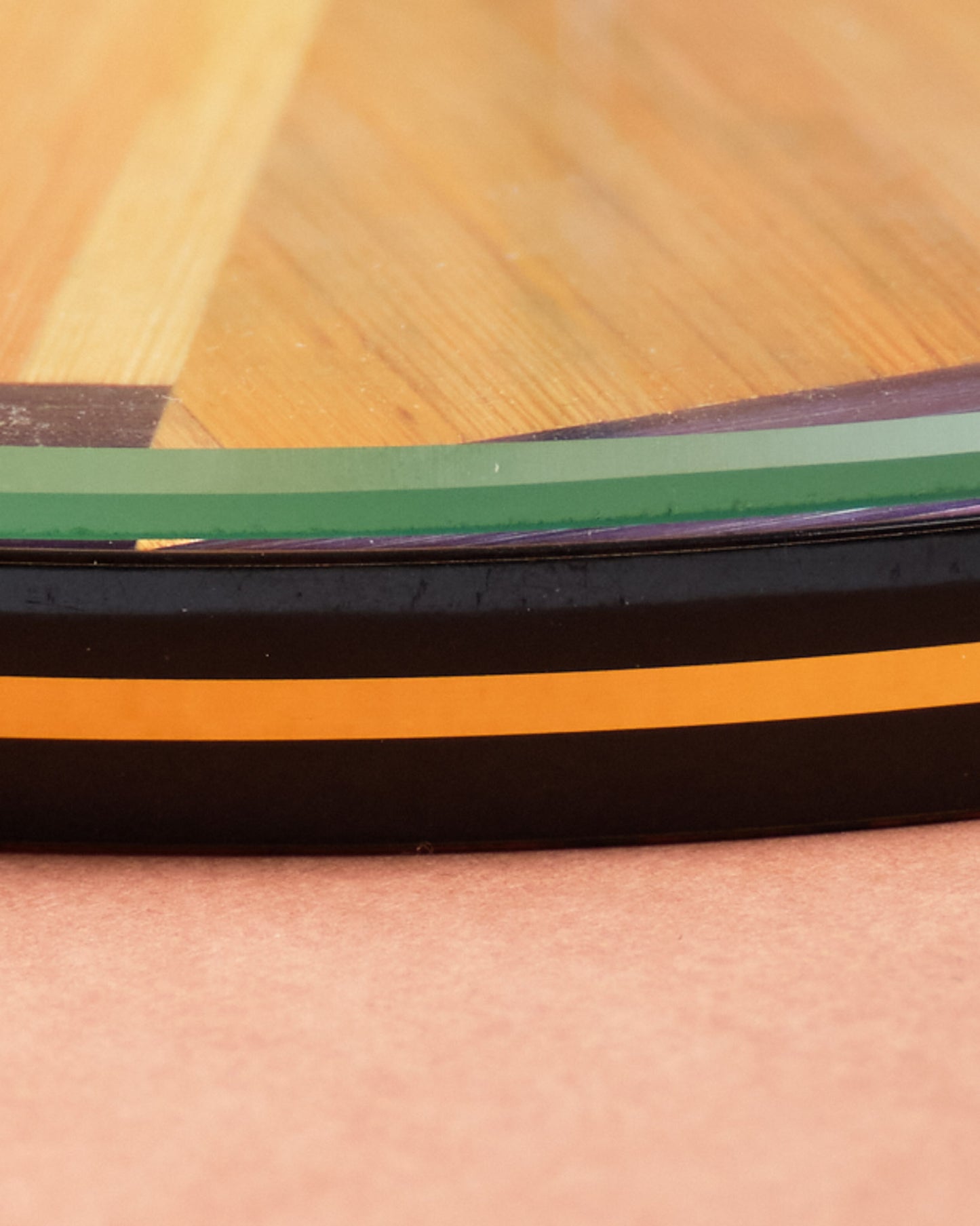 Straw marquetry cheese board, 1970s